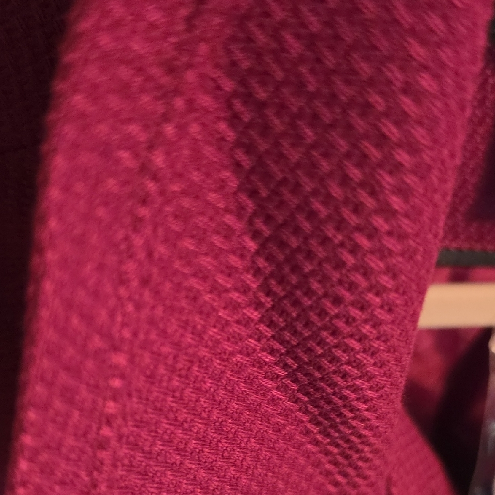 Dialogue Plum Textured Button-Front Jacket - Picture 4 of 10
